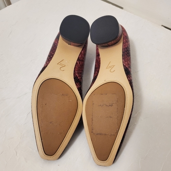 NWOT 27 Edit Snakeprint Geneva Pumps Size 6.5 - Picture 7 of 14